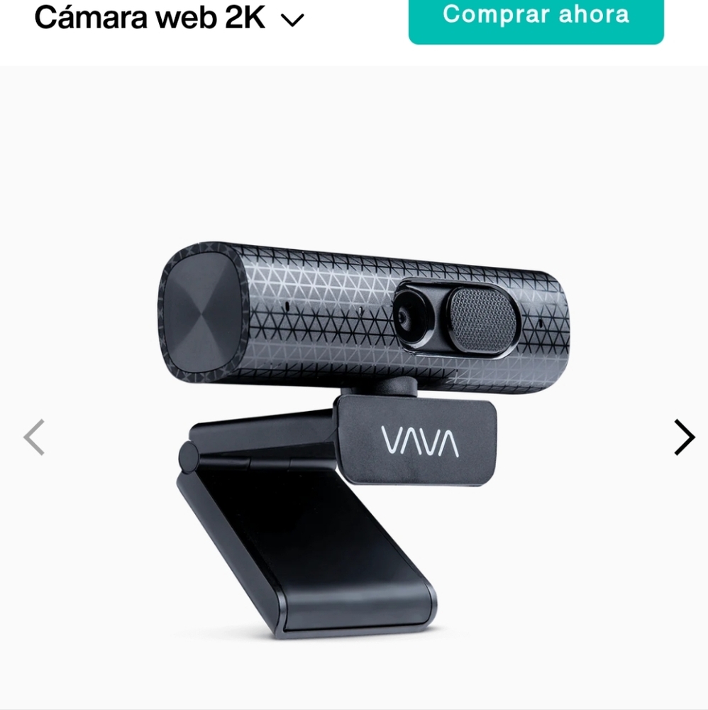 VAVA 2K Webcam in Black